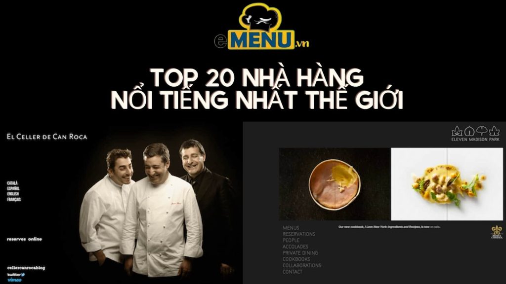 top 20 nha hang noi tieng nhat the gioi