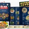 Menu quán ốc